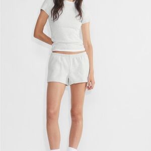 Aritzia Charcoal Sweat Shorts